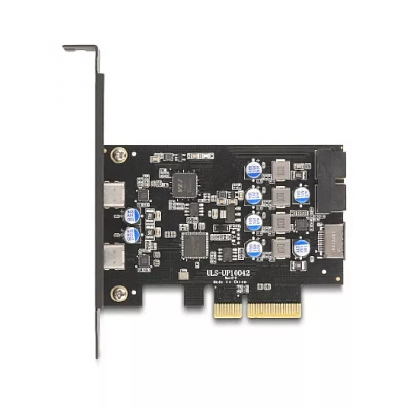 PCI Express x4 kortelė DELOCK 90345 su 2 išoriniais USB Type-C prievadais