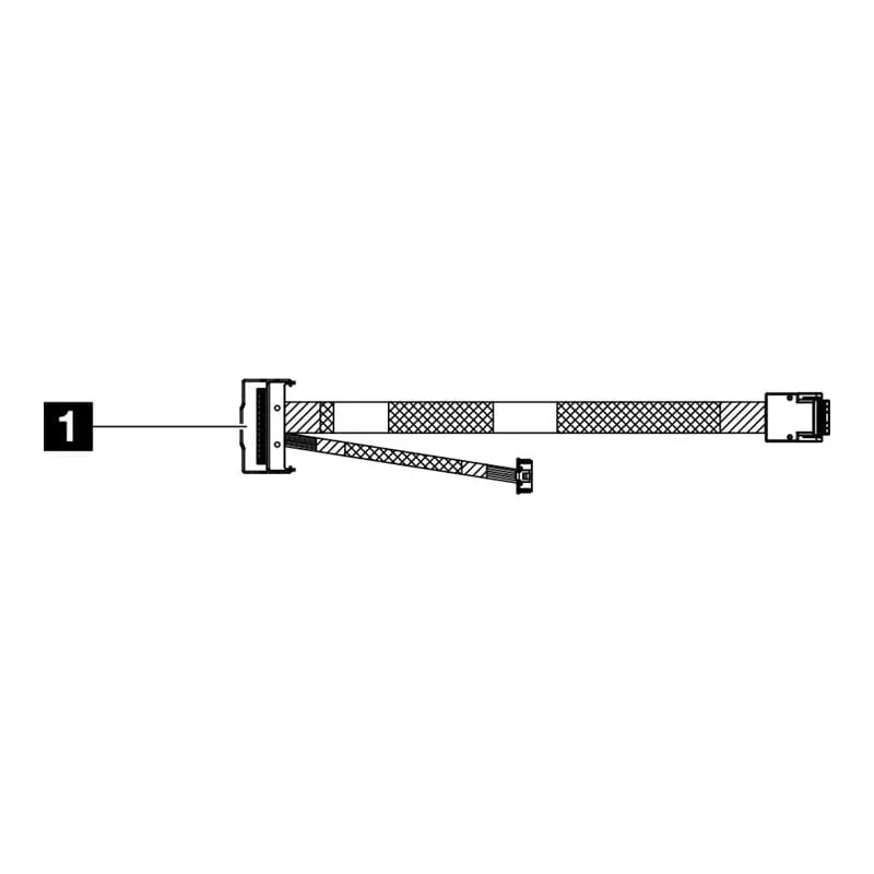 LENOVO ISG ThinkSystem SR650 V3/SR655 V3 M.2 RAID B540i-2i SATA/NVMe kabelis Kit /NVMe kabelis Kit