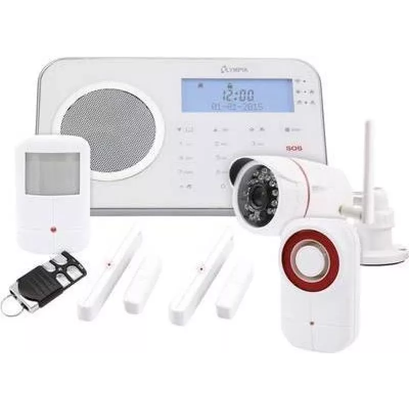 Olympia ProHome 8791 Sicherheitsalarmsystem WLAN Juoda - Raudona - Balta (6007)