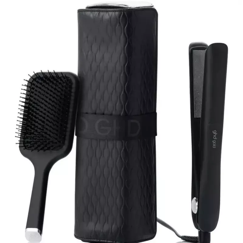 ghd Gold hair straightener and paddle brush gift set