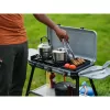 Camping Kitchen 2 Multi Cook Plus, dujinė viryklė Pilka, 2 kaitvietės 2x1,8 kW + kepimo plokštė 0,9 kW, modelis 2025