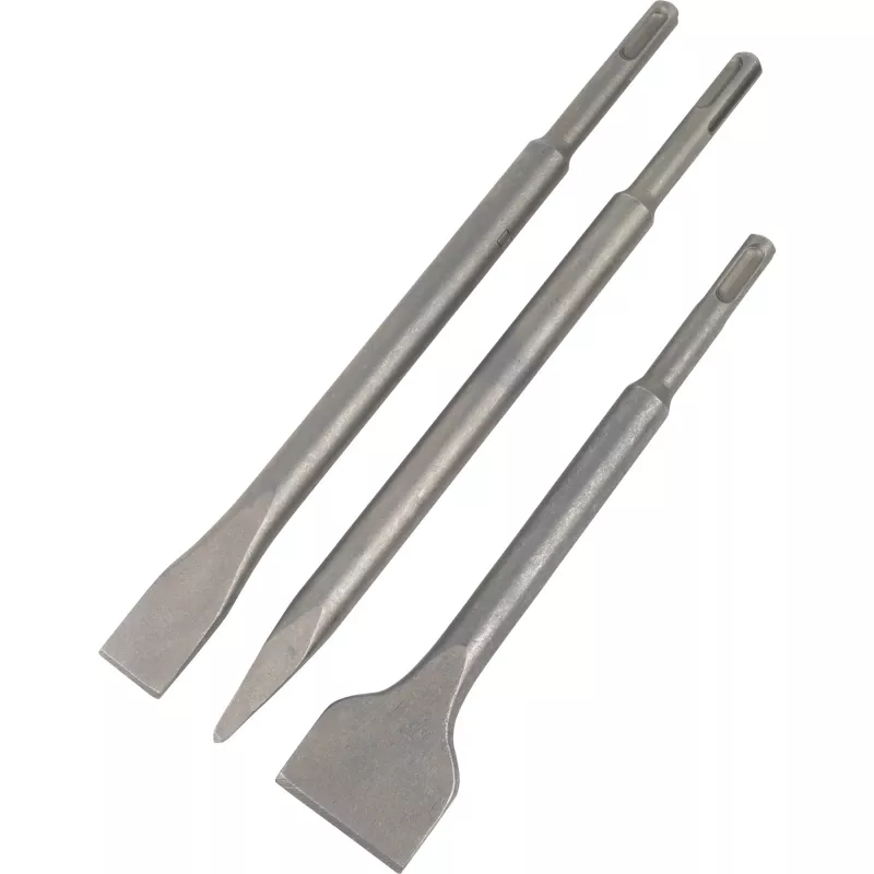 DeWALT 20 Mm X 250 Mm, 40 Mm X 250 Mm, 250 Mm SDS Chisel Set