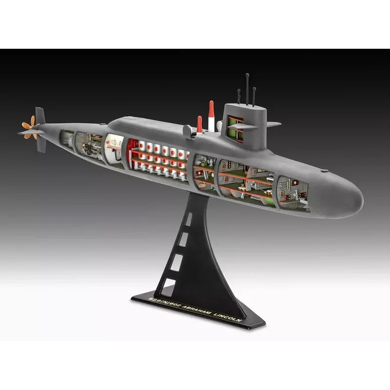 Plastikinis laivo modelis REVELL S.S.B. Abraham Lincoln mastelis 1/253