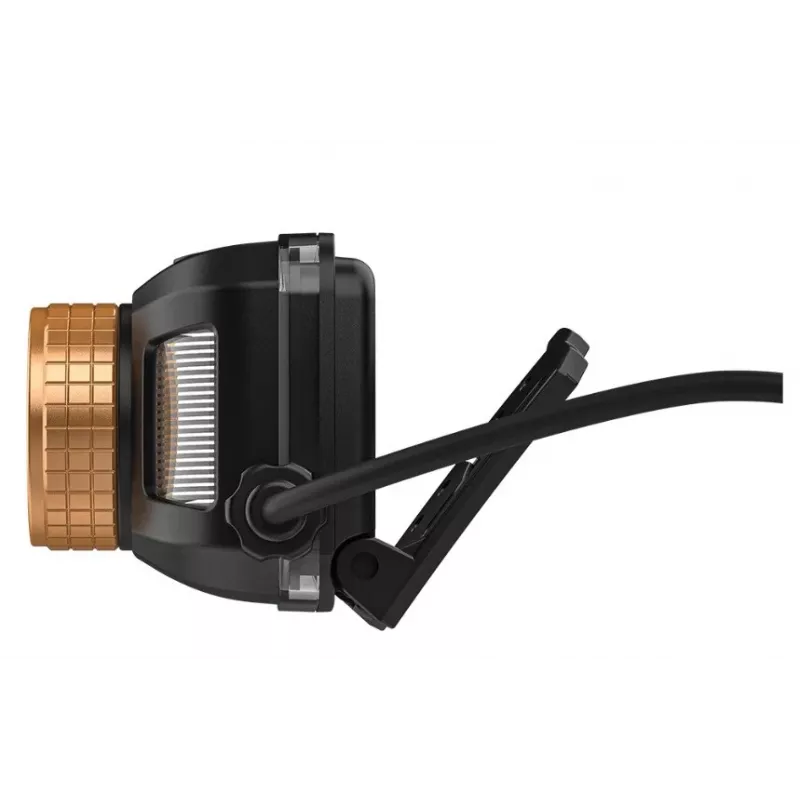 Priekinė lemputė Duracell DH1500R — juoda/oranžinė, įkraunama, laisvas rankas apšvietimas