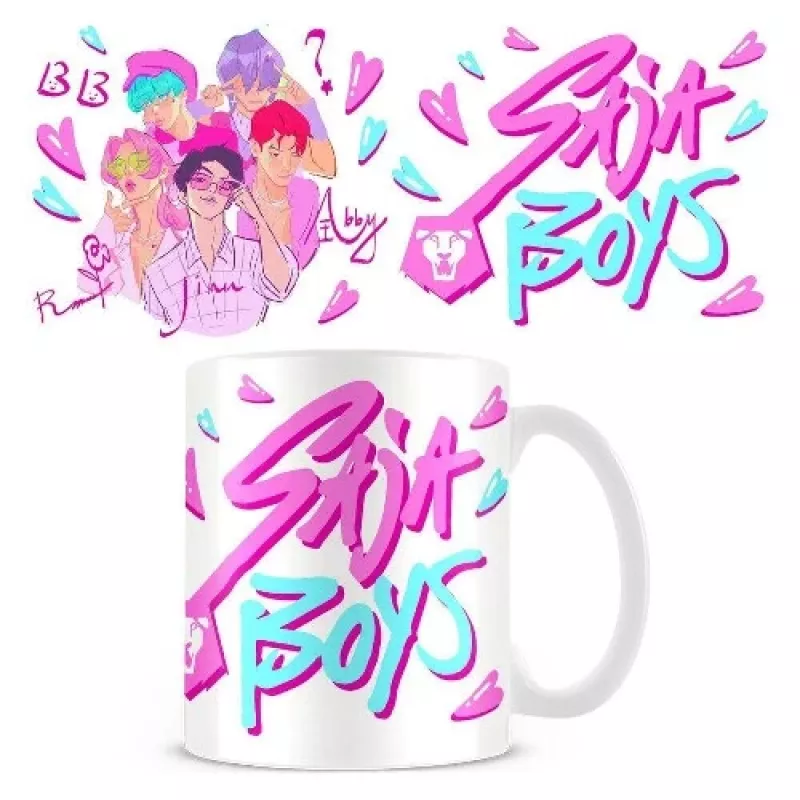 Keraminis puodelis 325 ml K-POP Demon Hunters Saja Boys