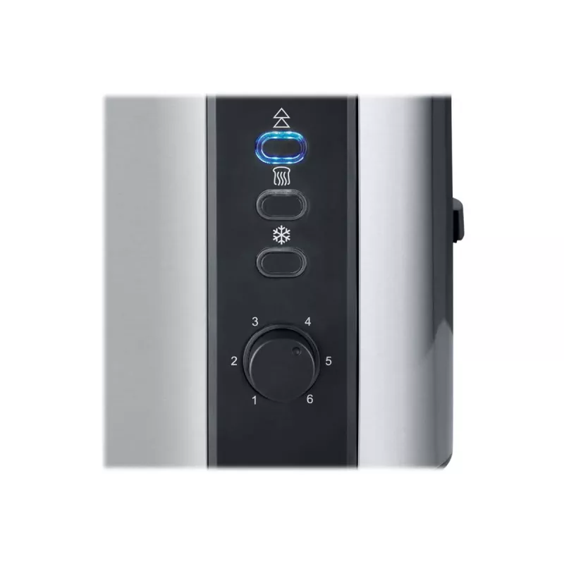 Severin 2589 2 riekelėms 800 W Juoda, nerūdijantis plienas