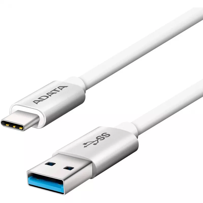 ADATA USB-C - USB 3.0, 1m USB laidas USB 3.2 Gen 1 (3.1 Gen 1) USB C USB A Baltas