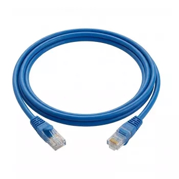 Tinklo kabelis Telegärtner MP8 FS 600 LSZH-0,5 mėlynas 0.5 m