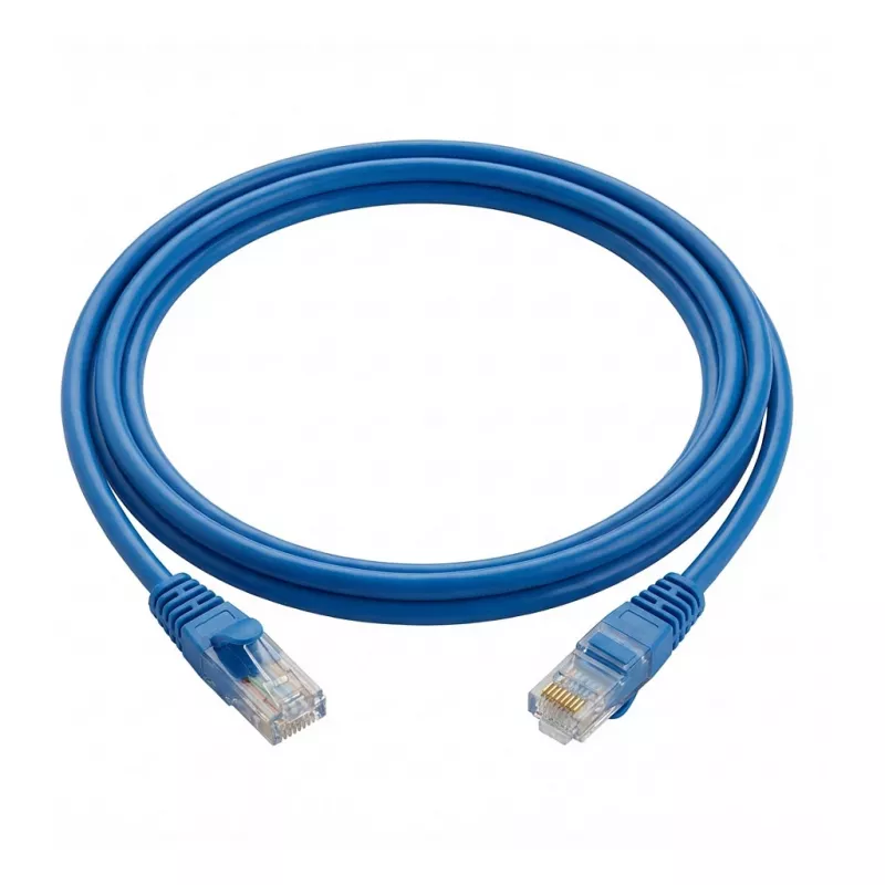 Tinklo kabelis Telegärtner MP8 FS 600 LSZH-0,5 mėlynas 0.5 m