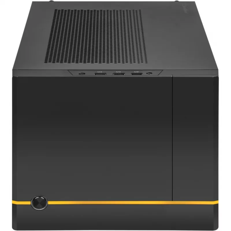 SilverStone SUGO SG14B - Bokštas - Mini-DTX - be maitinimo šaltinio (ATX / PS/2) - Juoda - USB/Audio (SST-SG14B)