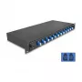 Šviesolaidžio sujungimo gaubtas DeLOCK 67003 Juodas Metalas 483x220x44mm
