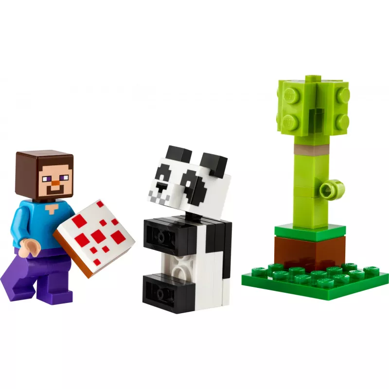 LEGO Minecraft Steve ir mažoji panda 30672 Polybag