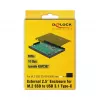 SSD korpusas DeLOCK 42609 Juodas M.2