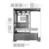 TACENS Mars Gaming MCPRISMA Midi Tower kompiuterio korpusas, juodas, grūdintas stiklas, palaiko ATX/Micro-ATX/Mini-ITX, 2x3,5 colių + 2x2,5 colių lizdai