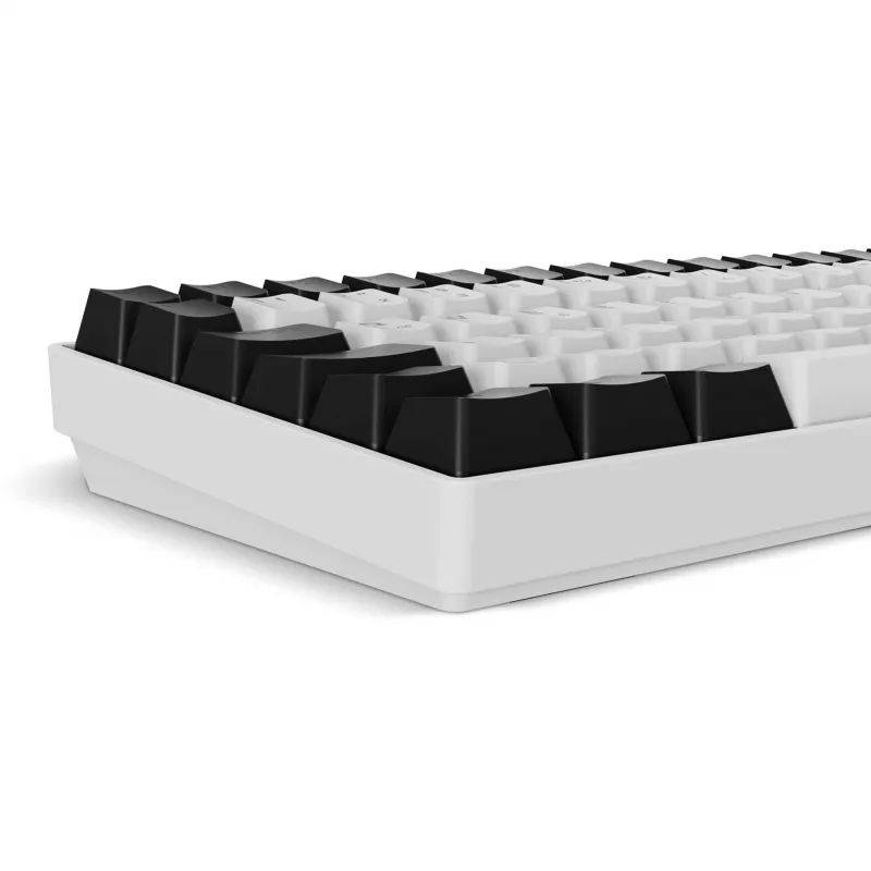 Sharkoon SKILLER SGK50 S2 White DE-Layout Gateron Yellow - Klaviatūra (4044951040858)