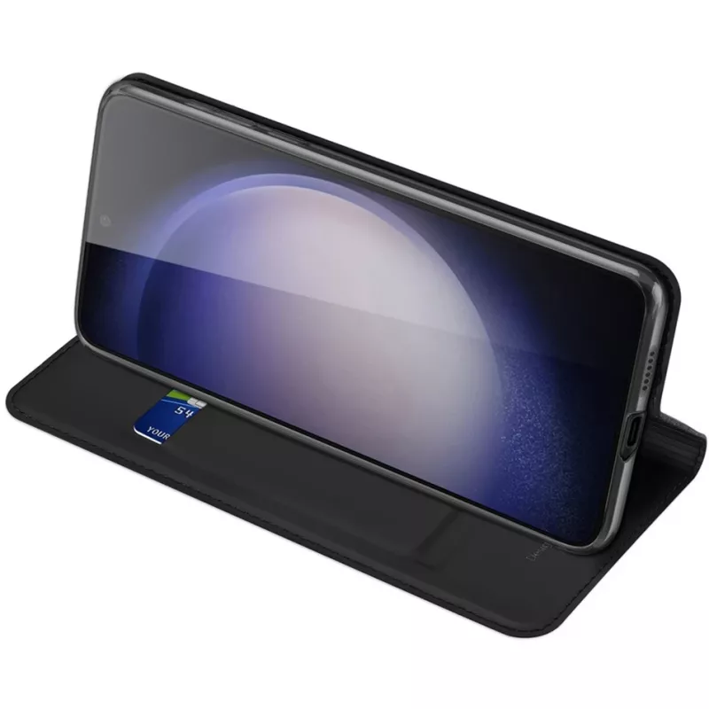 Nevox Vario Series - Samsung Galaxy S25 knyginis dėklas, juodas