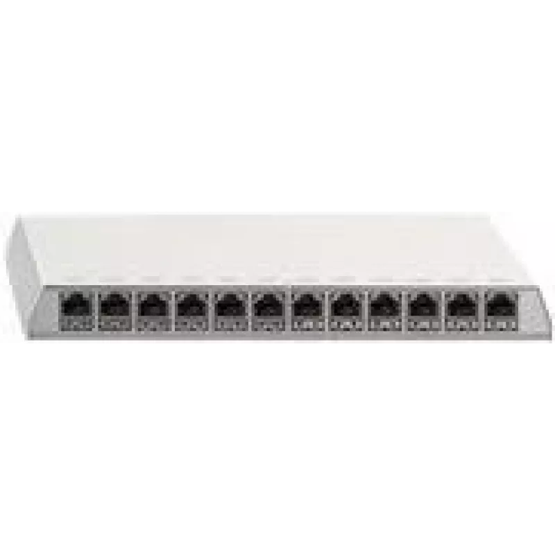Komutacinis skydelis Rutenbeck PP-Cat.6A iso-12 12x RJ-45 Ekranuotas Gryna Balta