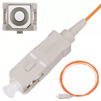 Daugiamodis kabelis „Pigtail SC/UPC“ Extralink OM2 50 µm 900 µm 2 m FTTH oranžinis