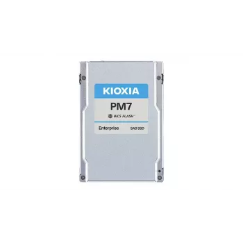 SSD 2,5 col. SAS Kioxia PM7‑R 15,4 TB — BiCS FLASH TLC, 4200/4100 MB/s, 2,5 col. U.2 (15 mm)