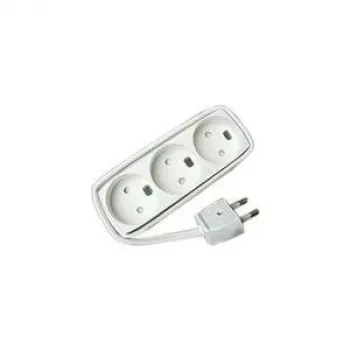 Microconnect GRUELU3H015 maitinimo ilgintuvas 1,5 m 3 kintamosios srovės lizdai (-ų) balta