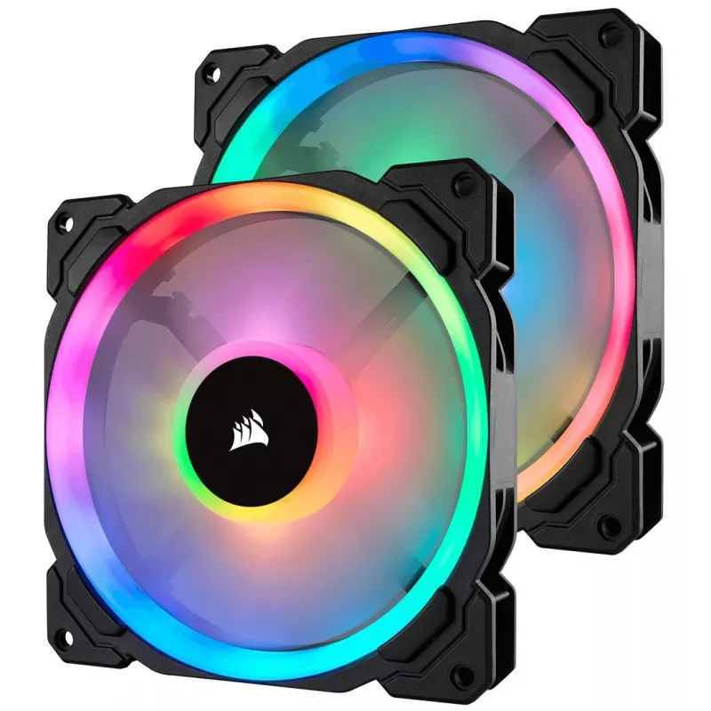 CORSAIR LL140 RGB 140mm ARGB korpuso ventiliatorių 2 vnt. rinkinys