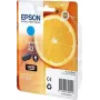 Epson Oranžinės C13T33424010 rašalo kasetė 1 vnt. Originalius Žydra
