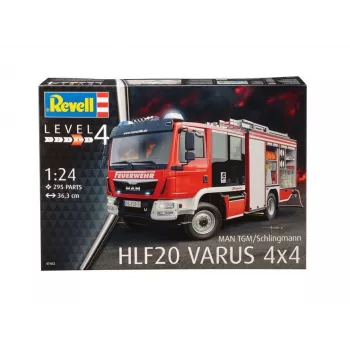 Revell 1/24 mastelio MAN/Schlingmann HLF 20 Varus modelio rinkinys