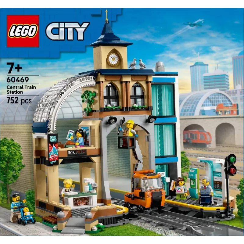 LEGO CITY 60469 Centrinė traukinių stotis