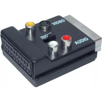 RCA jungties adapteris ShiverPeaks 3×RCA į 4 kontaktų Hosiden jungtį