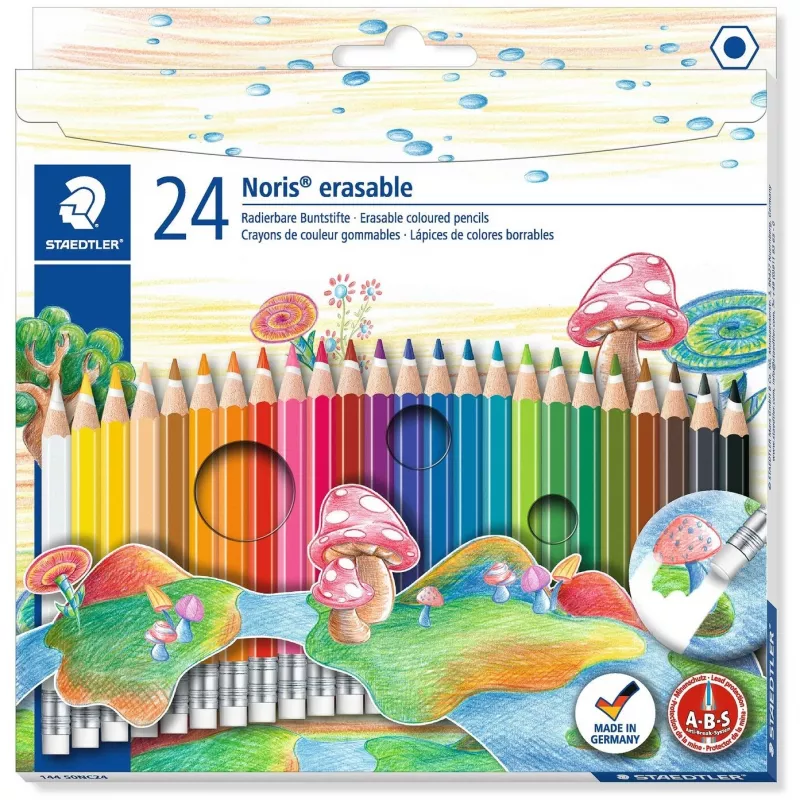 Trinami spalvoti pieštukai Staedtler Noris 144 50 Multicolour 24 vnt.