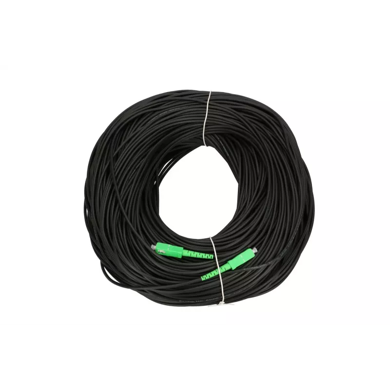 Extralink PATCHCORD SC/APC-SC/APC SM G.657A2 SIMPLEX 200M ROUND DROP