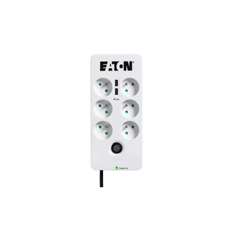Maitinimo lizdas Eaton Protection Box 6 Tel@ USB FR