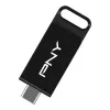 PNY Elite USB atmintinė 256 GB USB Type-C 3.2 Gen 1 (3.1 Gen 1) juoda