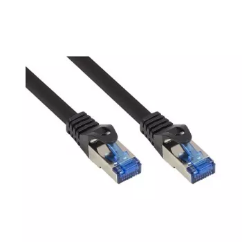 Good Connections Cat.6A komutacinis kabelis SmartFLEX HF juodas 0,25m