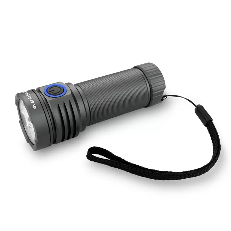 LED žibintuvėlis everActive LUMINATO R FL-3300R — 3300 liumenų, įkraunamas