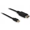 Kabelis Mini DP/DP 1.2 DeLOCK 82438 2 m juodas