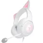 Ausinės Razer Kraken Kitty V2 laidinės USB Type-A baltos — Circumaural, galvos lankelis, 20–20000 Hz, 2 m laidas