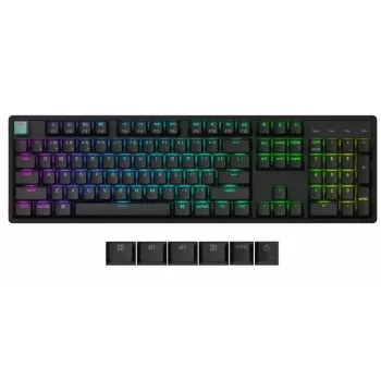 „Keychron“ belaidė klaviatūra K10 HE/Juoda K10H-J1