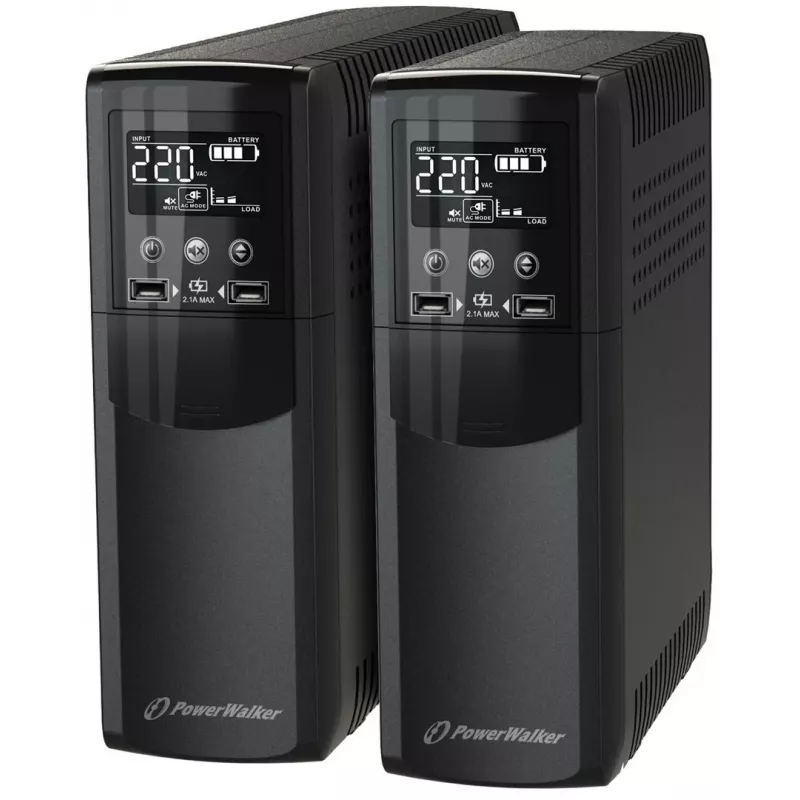 PowerWalker VI 800 CSW IEC nepertraukiamo maitinimo šaltinis (UPS) Line-Interactive 0,8 kVA 480 W 8 kintamosios srovės lizdų