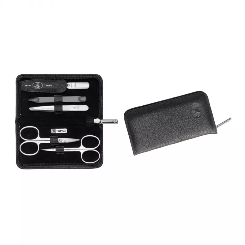 ZWILLING 98681-004-0 manikiūro/pedikiūro įrankių rinkinys, nerūdijantis plienas, juodas