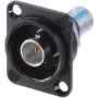 Neutrik NBB75DFIB-P - BNC - juoda - nerūdijantis plienas - žalvaris - polioksimetilenas (POM) - politetrafluoretilenas (PTFE) - cinkas - žalvaris - 1,5 V - 3 mO (NBB75DFIB-P)