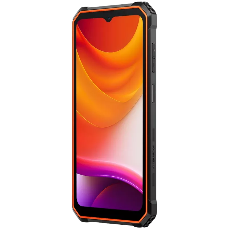 Blackview Rugged BV4800SE LTE 6.56 inch HD+ IPS 720x1612 90Hz 4GB+64GB UMS9320E Octa-Core 1.8GHz Kamera Priekinė 8MP Galinė 16MP+2MP NFC 5100mAh BE ĮKROVIKLIO Android 15 Oranžinė