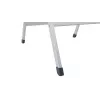 Stovyklavimo kėdė Outwell Clarenville — 4 kojų, maks. apkrova 150 kg, mėlyna, 5,5 kg, 640×750 mm