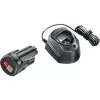 Bosch 1 600 A01 L3D belaidžių įrankių akumuliatorius / įkroviklis Akumuliatoriaus ir įkroviklio rinkinys