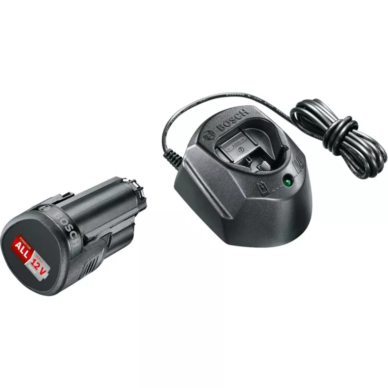 Bosch 1 600 A01 L3D belaidžių įrankių akumuliatorius / įkroviklis Akumuliatoriaus ir įkroviklio rinkinys