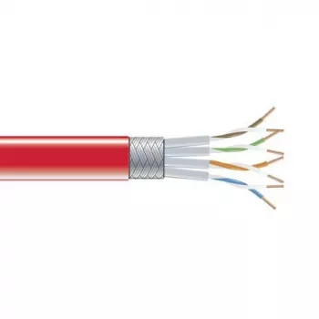 Tinklo kabelis Juoda Box Cat6 raudonas 30 m S/FTP