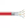 Tinklo kabelis Juoda Box Cat6 raudonas 30 m S/FTP