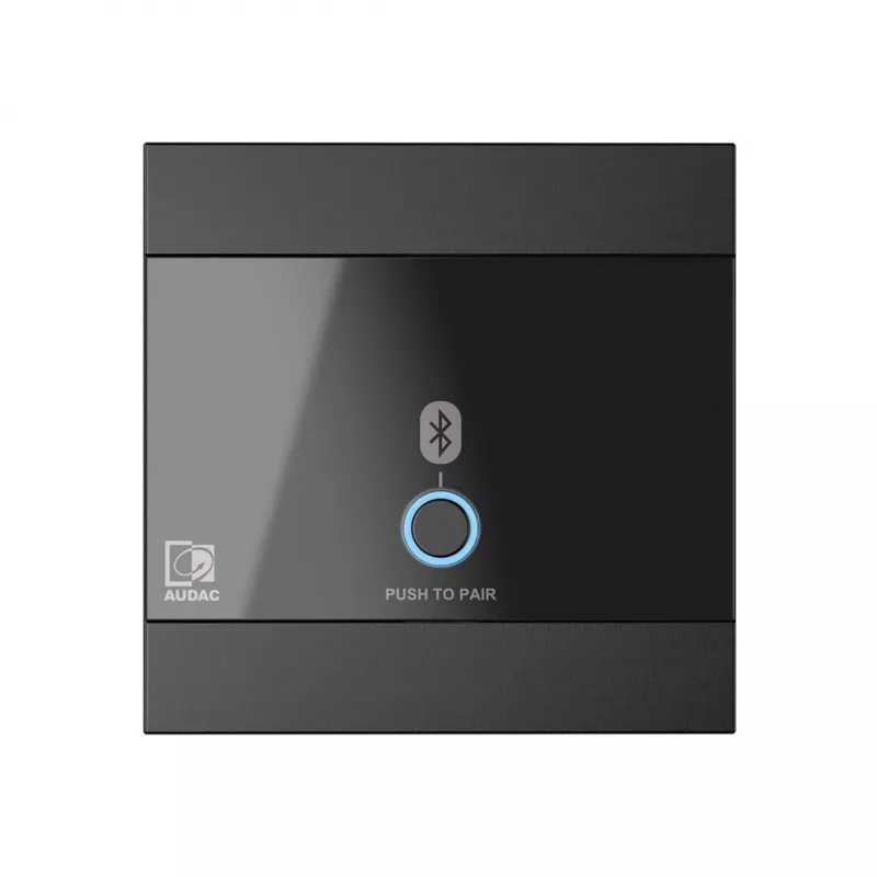 Sieninis modulis Audac WP220/B juodas Bluetooth — Audac WP220/B sieninis Bluetooth garso modulis, juodas