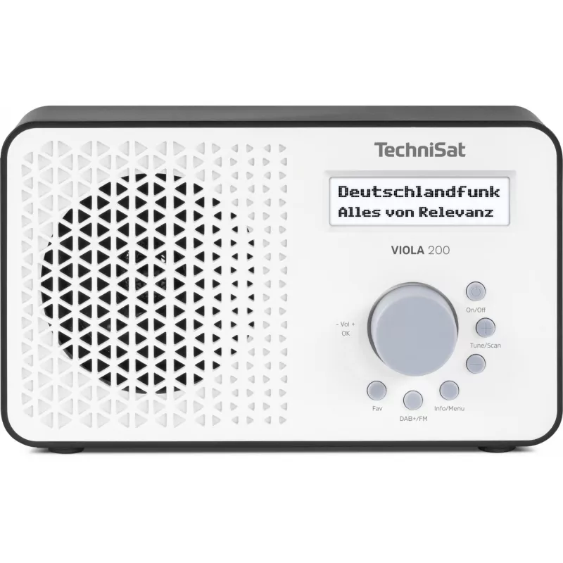 TV imtuvas TECHNISAT VIOLA 200 balta/juoda HD DVB‑S2
