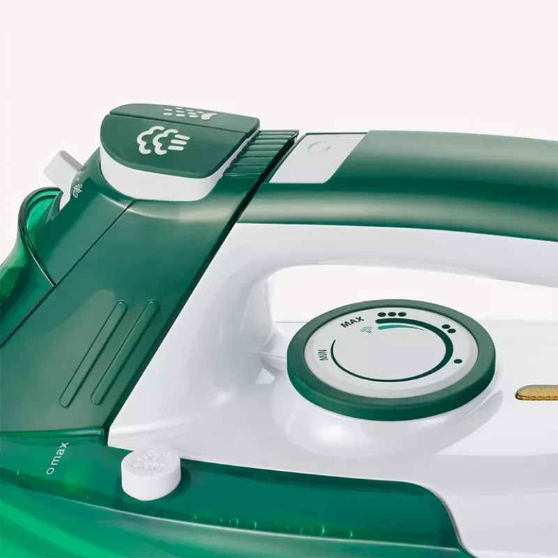 Severin BA 3261 lygintuvas Garinis lygintuvas Keraminis padas 2400 W Balta, Žalia